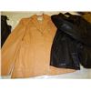 Image 1 : JACKET - TAN LEATHER - LADIES