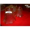 Image 1 : AMBER GLASS TULIP LAMP SHADES - 2 TTL