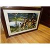 Image 1 : FRAMED PRINT - BASKING IN THE BALSAM - KEVIN DANIELS - GALLERY ESTIMATE $550