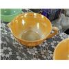 Image 2 : FIRE KING - MIXING BOWL WITH SPOUT AND HANDLE