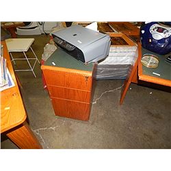 PEDESTAL FILE CABINET - FITS UNDER DESK - 3 DRAWER - MATCHES DESKS AND CREDENZA