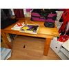 Image 1 : PINE TABLE - 2 PIECE