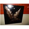 Image 1 : METAL & WOOD LEAF PICTURE