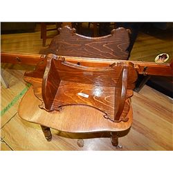 WOOD CORNER WALL SHELF