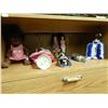 Image 1 : SHELF OF ASSORTED DOLLS