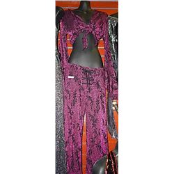 CLOTHING - PANTS AND TOP - PURPLE