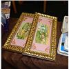 Image 1 : VINTAGE GOLD TONE FRAMED PICTURES - 2
