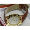 Image 1 : WATCH - "SERGIO UNO" WITH LEATHER BAND
