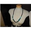 Image 1 : NECKLACE - BLUE AND BLACK