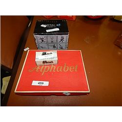 LITTLE CAR, COASTERS AND ALPHABETS