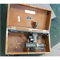 VINTAGE TRANSIT IN WOOD CASE - WATTS