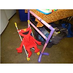 ELMO STROLLER AND STAND