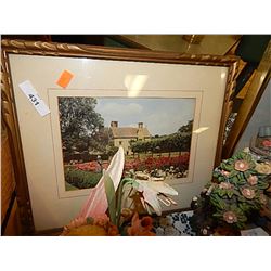 VINTAGE PICTURE - HOUSE AND GARDEN
