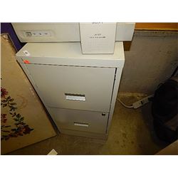 FILE CABIENT - 2 DRAWER - CREAM