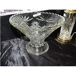 PIN WHEEL CRYSTAL - GLASS BOWL