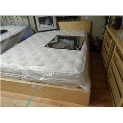 QUEEN MAPLE BED FRAME