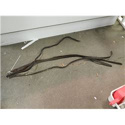 LEATHER STRAPS - 4 PER LOT
