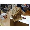 Image 2 : HAND CRAFTED CABIN - 10" X 12" X 11"H