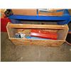 Image 1 : WOOD TOOL CADDY AND CONTENTS