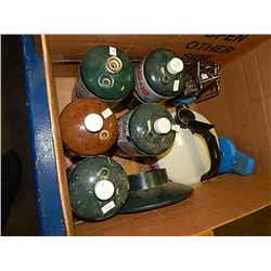 BOX - PROPANE CYLINDERS AND STOVE