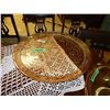 Image 2 : DEPRESSION GLASS - AMBER GLASS - SERVING PLATTER