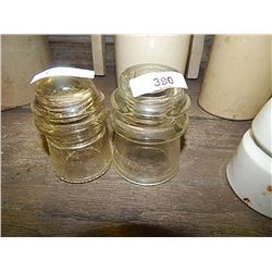 VINTAGE INSULATERS - CLEAR - 2