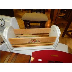 WOOD SWING DOLL CRADLE