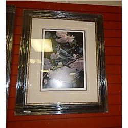 FRAMED ARTIST PROOF - LIMITED EDITION - THE VISITOR IN BLUE - TERRY ISAAC - GALLERY ESTIMATE $575