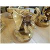 Image 1 : HAND CRAFTED AND INTRICATELY CARVED ELEPHANT - as-is