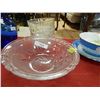 Image 1 : DEPRESSION GLASS DESERT BOWLS  & DISH = 4PC