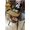 Image 1 : BENTWOOD (DOLL) HIGH CHAIR - WITH HAND CRAFTED CANE SEAT - AUSTRIAN - GOOD CONDITION