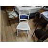 Image 1 : VINTAGE WHITE CANE SEAT ROCKING CHAIR