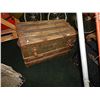 Image 1 : VINTAGE WOOD FRAMED TRUNK