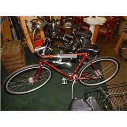 BIKE - CUSTOM BUILT RAHLEIG BIKE - 8 SPEED  - WITH HUB FRONT GENERATOR