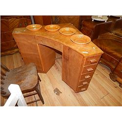 CORNER VANITY WITH DRAWERS ON EACH SIDE