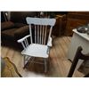 Image 1 : RETRO WOOD ROCKER - WHITE