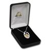 Image 2 : Sterling Silver Mother & Child Rose Gilded Necklace