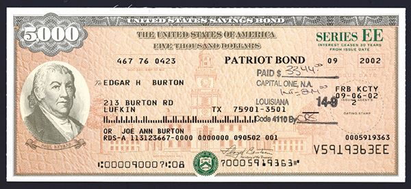 U.S. Savings Bond, Series EE