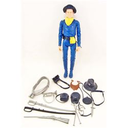 C. 1960S MARX CAPTAIN MADDOX FIGURE W/ ACCESSORIES