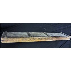 RARE ANTIQUE MONTGOMERY WARD WOOD GUN SHIPPING BOX