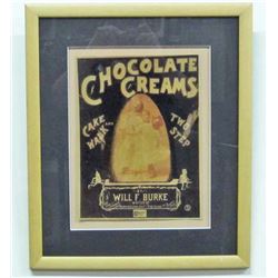 BLACK AMERICANA "CHOCOLATE CREAMS" PRINT - FRAMED