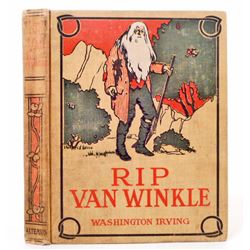 VINTAGE CIRCA 1900'S "RIP VAN WINKLE" CHILDRENS HARDCOVER BOOK
