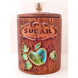 VINTAGE TREASURE CRAFT SUGAR CANISTER