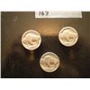Image 2 : 1920 Buffalo Nickels x3