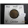 Image 1 : 1943- WW2 Canadian V Nickel