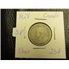 Image 1 : 1928- 25¢ Canadian Silver Canadian Coin
