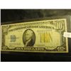 Image 1 : 1934- American Silver $10.00 certificate yellow seal currency