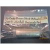 Image 1 : 1 - Brilliant uncirculated roll of 2009 Historic Olympic Cindy Klassen Speed Skating  .25 cent coins