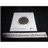 Image 1 : 1970 German 50 Pfennig