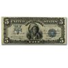 Image 1 : 1899 $5.00 Silver Certificate Chief Running Antelope AU